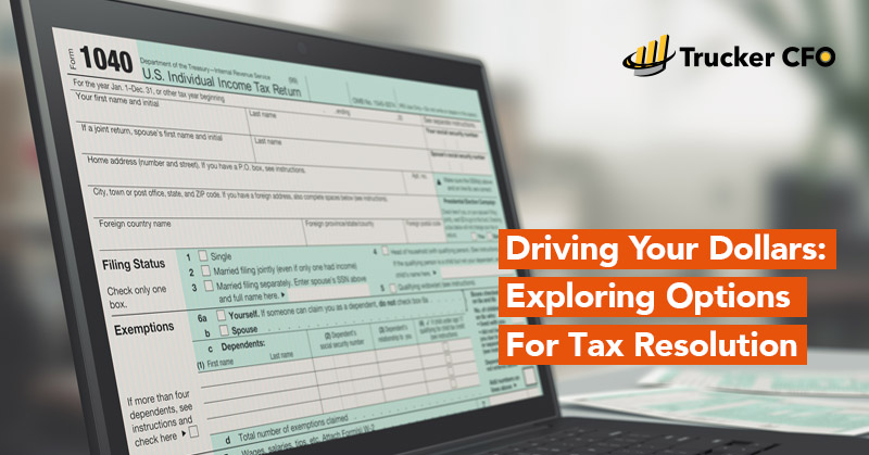 Exploring Options For Tax Resolution